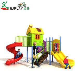Kids Small Size Outdoor Playground Set Amusement Park Plastic Slide Playground