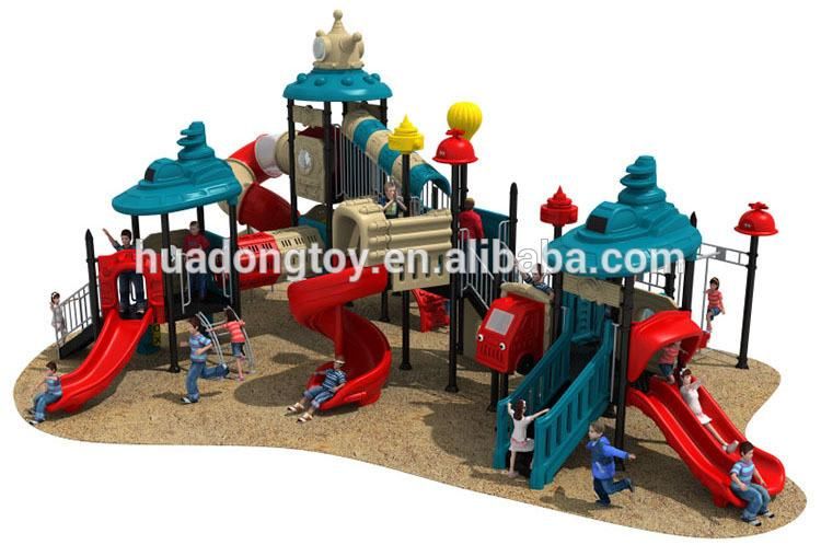 Custom Entertainment Funny Outdoor Playground Kids Plastic Slide
