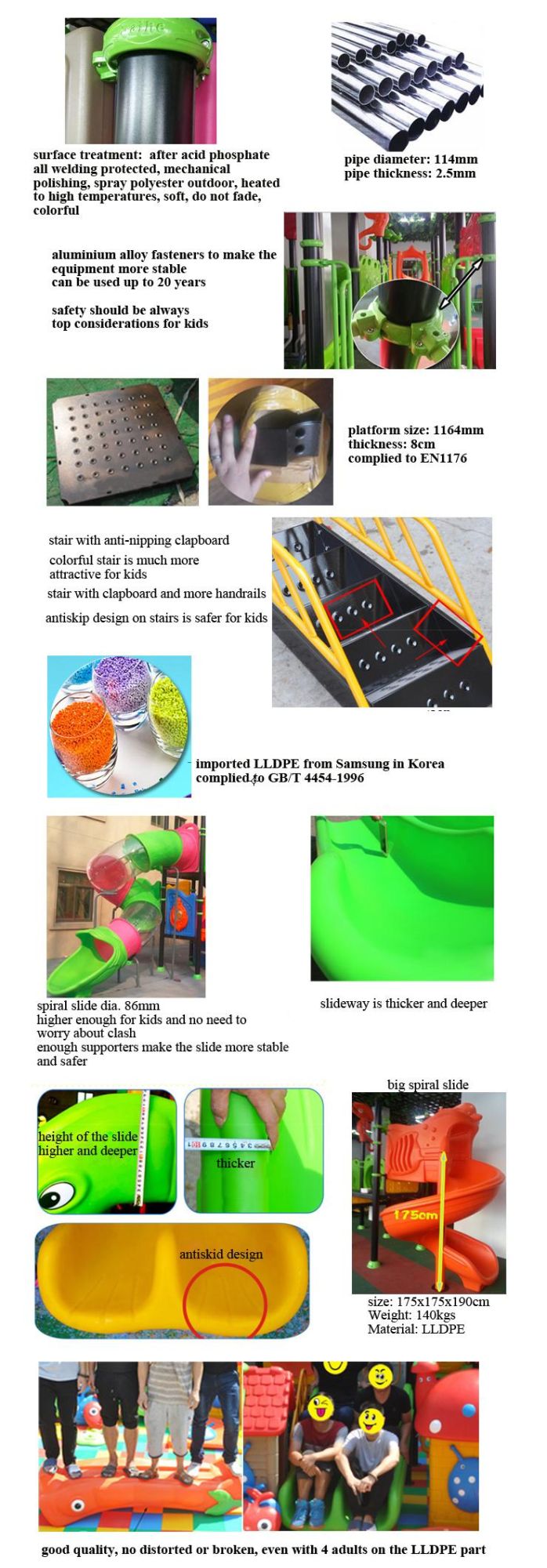 Hot Sale Kindergarten Playset Outdoor Playground Equipment for Kids