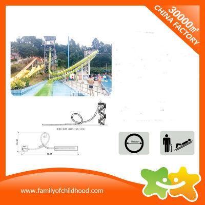 Blow up Outdoor Pool Plastic Water Slide Tubes Amusement Park for Sale