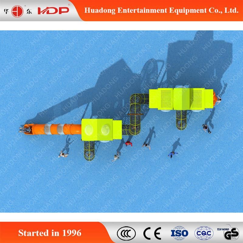 Commercial Outdoor Playground with Climbing Net Equipment