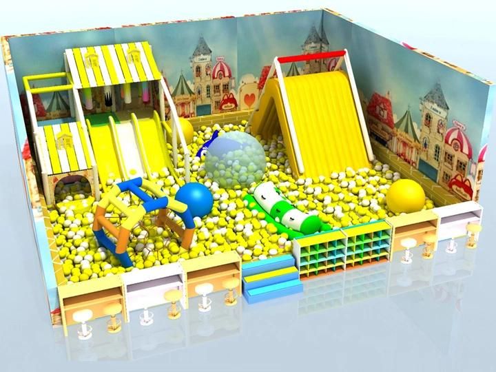 Newest Children Soft Indoor Playground Equipment with Trampoline Park