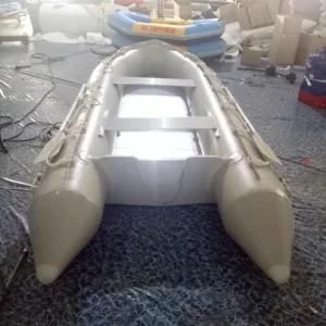 Inflatable Sport Boat Rubber Boat with Aluminium Floor for Fishing