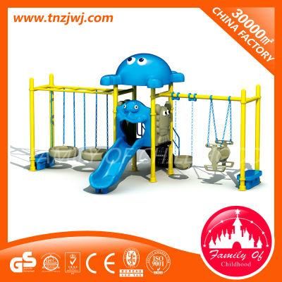 Family of Childhood Kids Plastic Playground Slide Swing