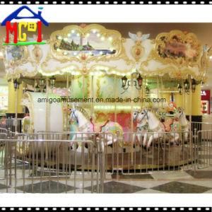 Luxury Merry-Go-Round Large Rotating Horse Ride Carousel for Amusement Park