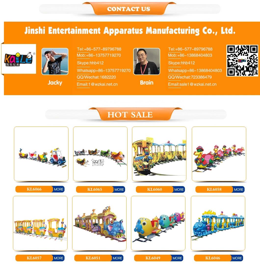 Theme Amusement Park Convoy Car Kiddie Kids Mini Roller Coaster Shuttle Rides Climbing Car