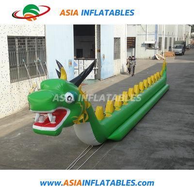 Long 0.9mm PVC Inflatable Boat Inflatable Dragon Boat Made in China