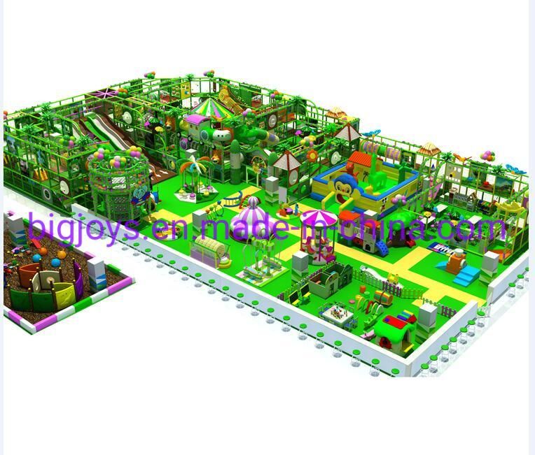 Good Quality Jungle Theme Park 2 Floor Soft Indoor Playground for Sale