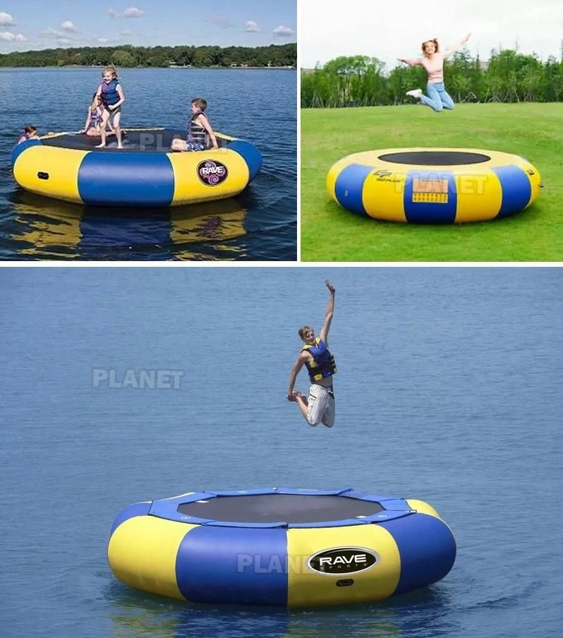 Summer Outdoor Durable Water Toy Jumping Trampoline Adult Water Trampoline