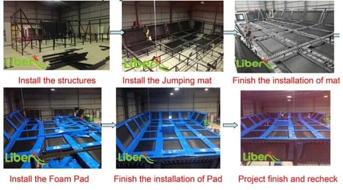 Professional Gymnastic Trampoline for Trampoline Amusement Park