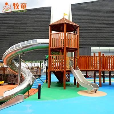 Children Plastic Outdoor Playground Equipment with One-Stop Solution
