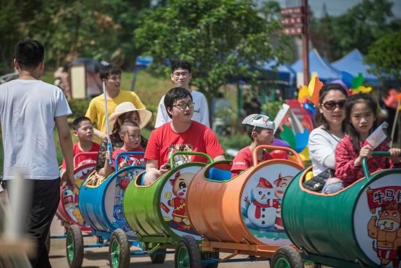 Cheap Tourist Electric Train, Commercial Children Tractor Train