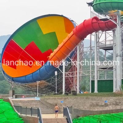 Outdoor Playground Theme Wate Park Super Tornado Water Slide