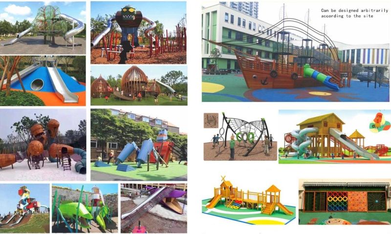 Outdoor Park Kids Playground Equipment Slide Climbing Frame