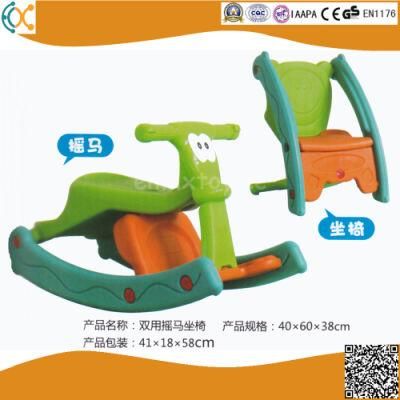 Children Plastic Rocking Horse Also Can Be Chair