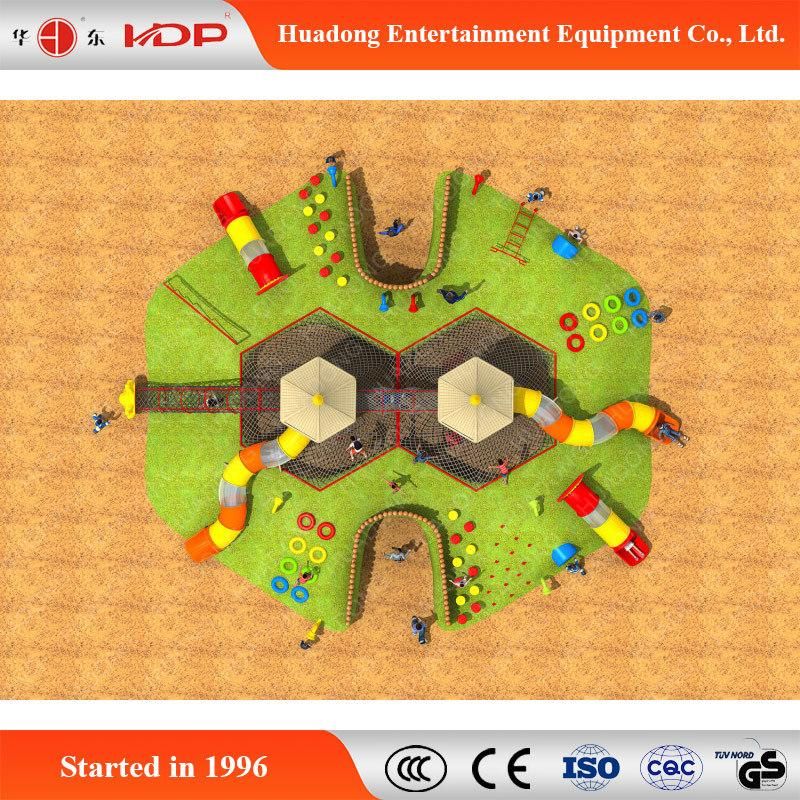 Hot Sale Eco-Friendly Kids Outdoor Ropes Playground with Modern Design
