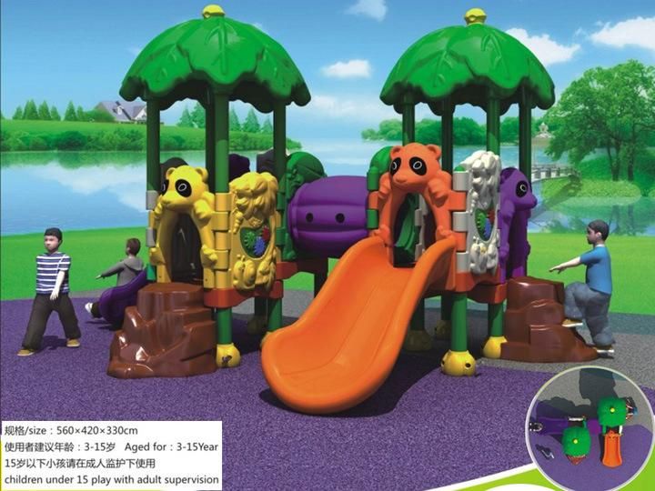 Amusement Park Children Outdoor Plastic Playground Equipment for School