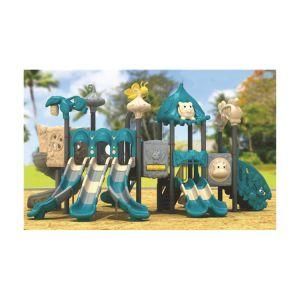 Kindergarten Outdoor Toddler Slide Tree House Playground (ML-2002901)