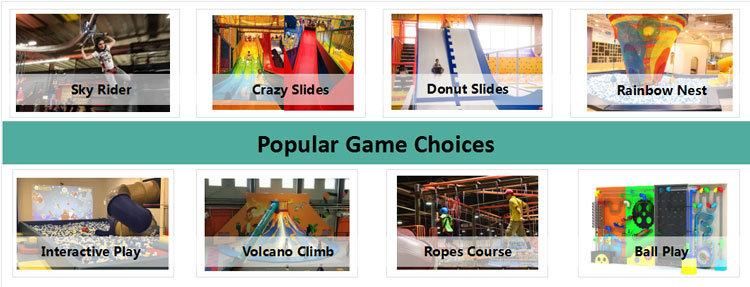 Children Soft Play Large Indoor Playground Equipment with Trampoline