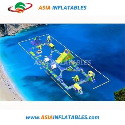 Big Inflatable Lake Island Inflatable Floating Island Park for Sea