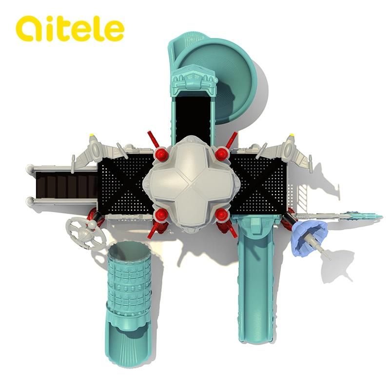 High Quality Plastic Interstellar Craft Kids Playground Equipment