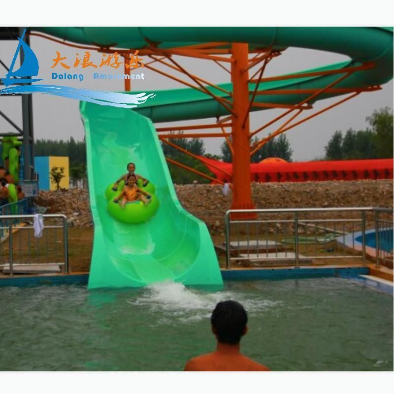 China Manufacturer Water Playground Slides Water Slide with Falling Pool Outdoor Slide Playground