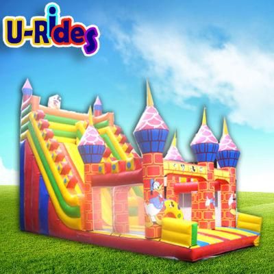Factory high quality inflatable slide inflatable bouncer slide jumping castle for kids and adult
