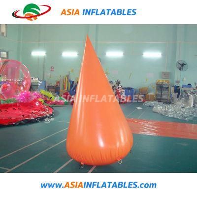 Advertising PVC Air Sealed Inflatable Safety Cone Buoys for Water Park