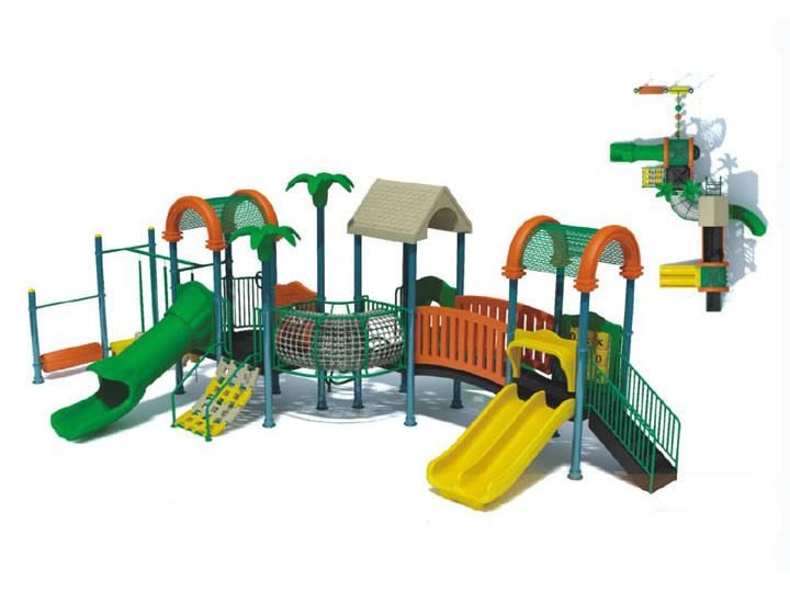 2021 Outdoor Playground New Design Equipment Kindergarten Kids Slide