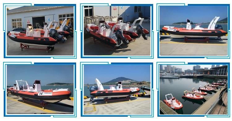 Hailun 520cm Rigid Inflatable Boat/ Fishing Boat/Rib/River Rescue Boat
