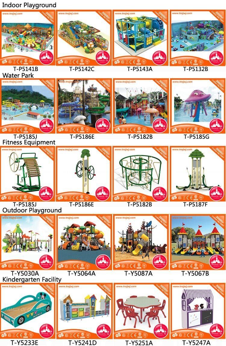 Amusement Park Kids Outdoor Playground Plastic Slide Equipment