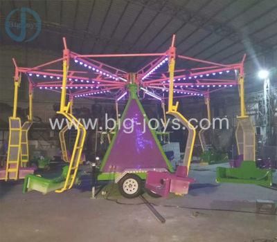 Durable Material Trailer Flying Chairs Swing Ride for Sale