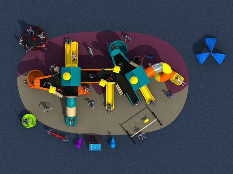Kids Outdoor Plastic Playground