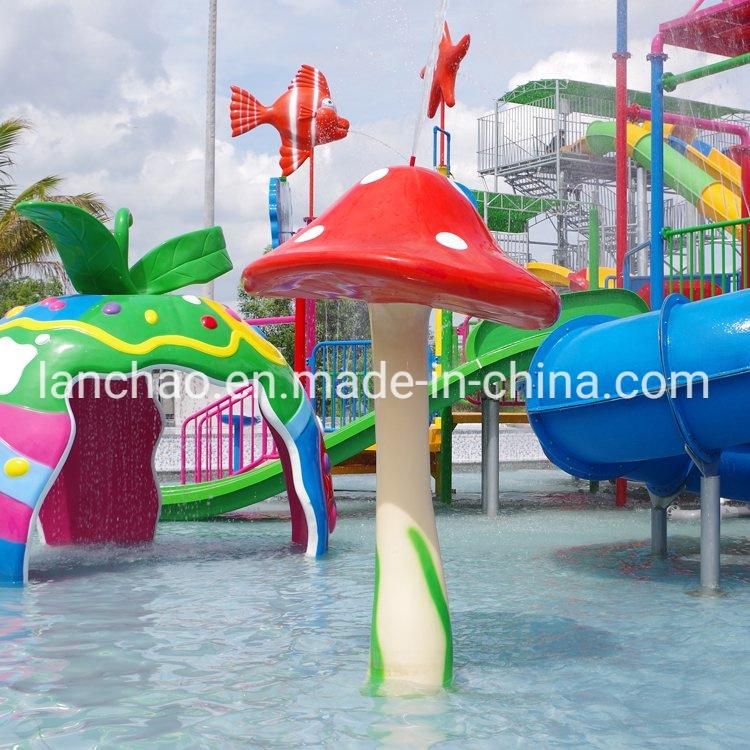 Fiberglass Spray Mushroom Water Park Play Pool Game