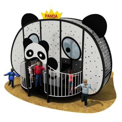Playground Panda Series Children Outdoor Small Amusement Slide Equipment