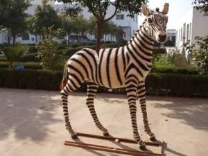 Simulation Zebra Model Animatronic Zebra Park Euipment