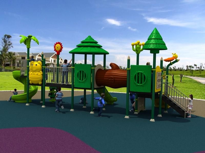 Wood Series Outdoor Playground Slide