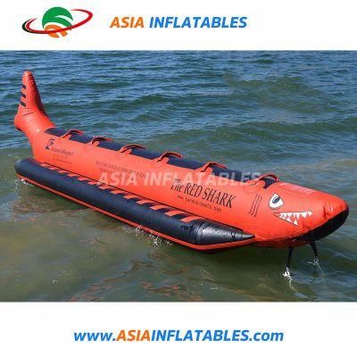 Inflatable Tube Banana Boat, Inflatable Shark Boat, Water Banana Boat