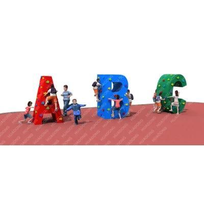 Climbing Wall with Letters Customize Outdoor Playground ABC