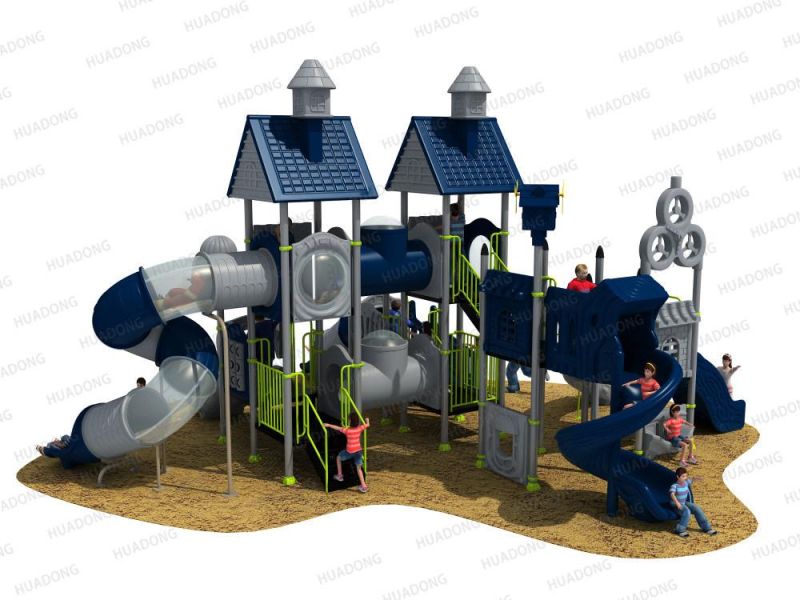 Villa Series Outdoor Playground Kids Slide Plastic Game