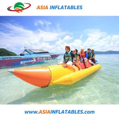 Customized Size Popular Inflatable Water Banana Boat for Sale