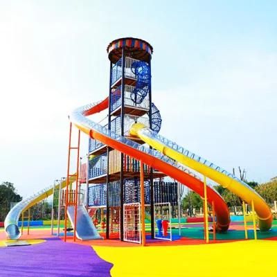 Customized Park Community Outdoor Playground Children&prime;s Slide Climbing Frame Equipment