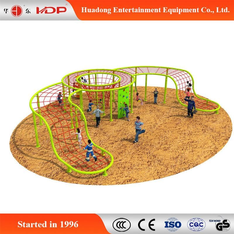 New Safe Amusement Park Kids Outdoor Gym Climb Rope Net
