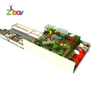 Custom Commercial England Series Kid Plastic Indoor Playground Equipment with Ball Pool
