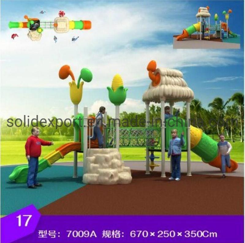 Colorful Durable Outdoor Plastic Slide for Amusement Park AMD Kindergarten