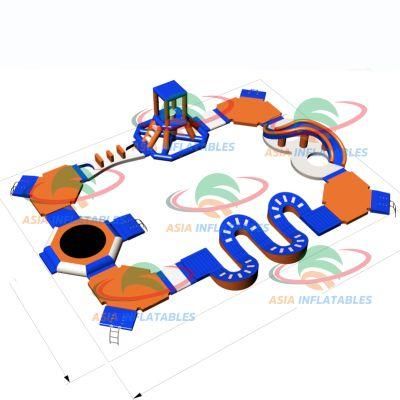 Customized 0.9mm PVC Tarpaulin Inflatable Floating Water Sea Park