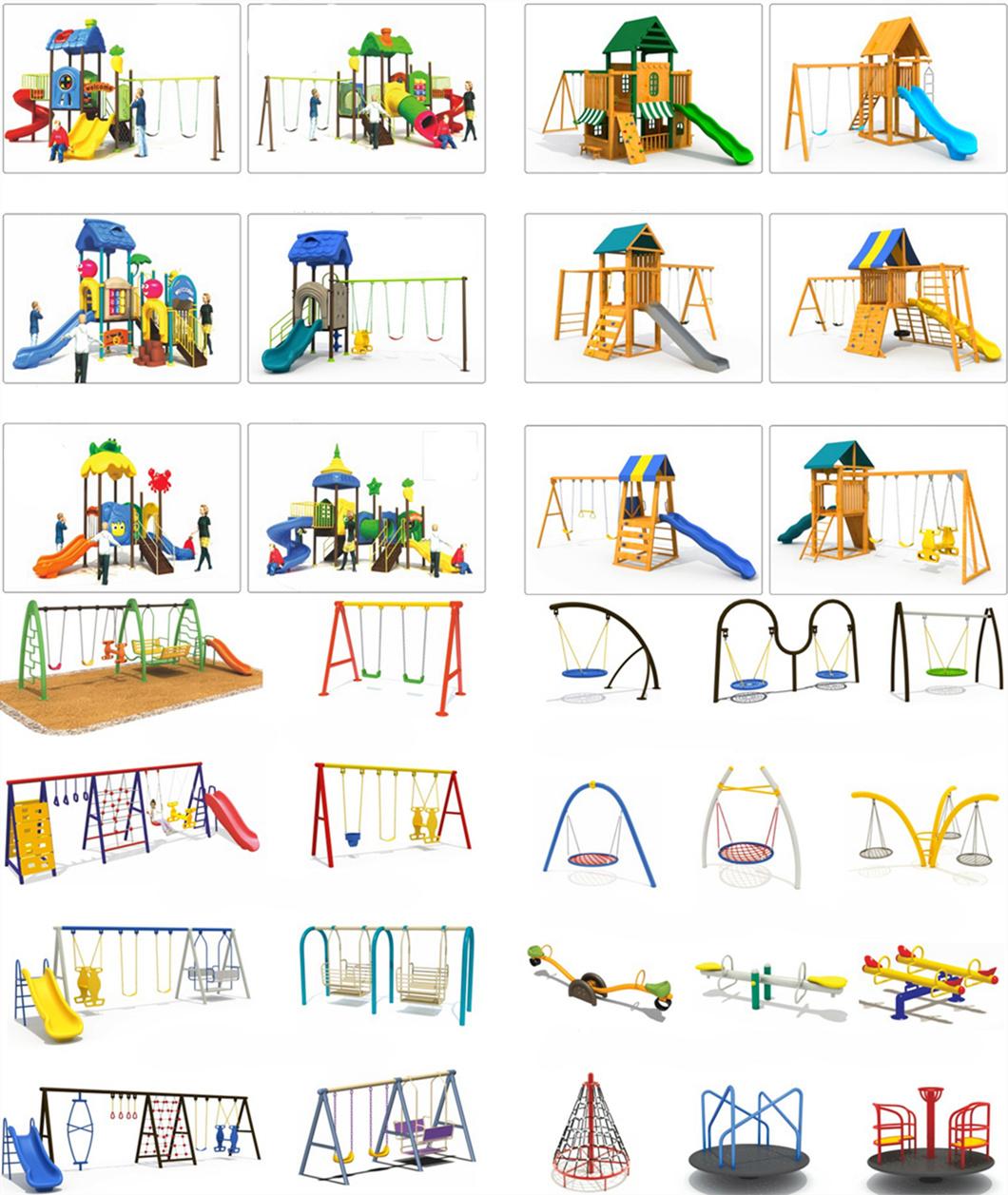 Park Outdoor Playground Equipment Kids Amusement Park Single Swing Set