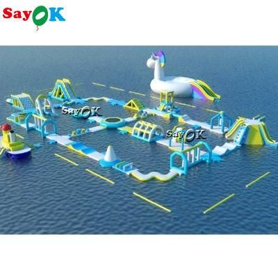 Sea Floating Water Amusement Park Inflatable Games