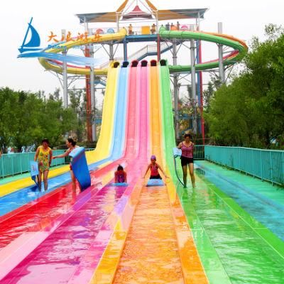 Amusement Water Park Equipment Fiberglass Big Slip Carpet Octopus Water Slide (DL051)