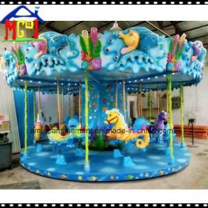 Ocean World Carousel 16p Merry Go Around Amusement Kiddie Ride